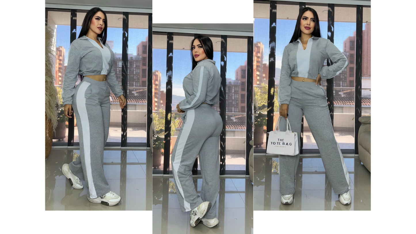 CONJUNTO CONTRASTE CUELLO 💞 + ENVÍO GRATIS