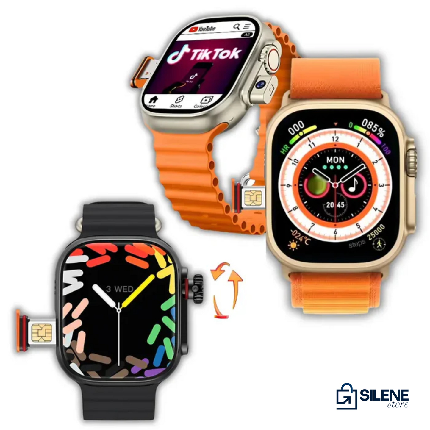RELOJ INTELIGENTE - TEN UN MINI CELULAR EN TU MUÑECA + FUNCIONES EXCLUSIVAS DE CONTROL DE SALUD