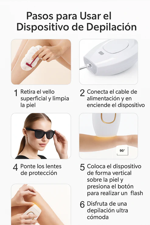 ✨ LumiSkin™ – Depiladora IPL profesional ✨