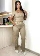 Conjunto Alma: 2 prendas Pantalón y blusa