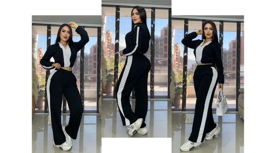 CONJUNTO CONTRASTE CUELLO 💞 + ENVÍO GRATIS