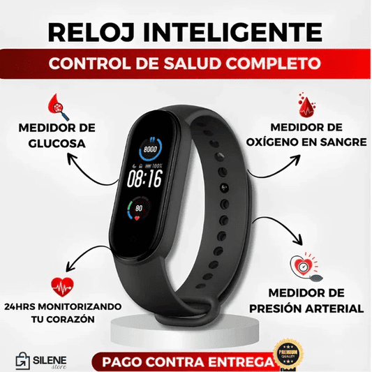 SmartHealth™ - Reloj Inteligente 2025 con Monitoreo de Salud Completo