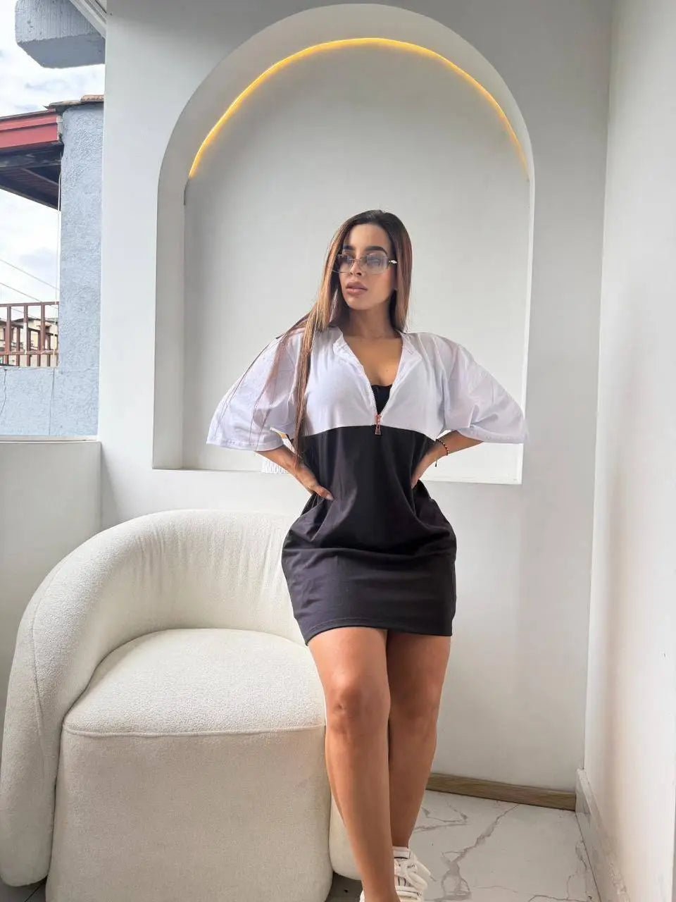 Nuevo Vestido Blusón Cierre - Envío gratis - Silene