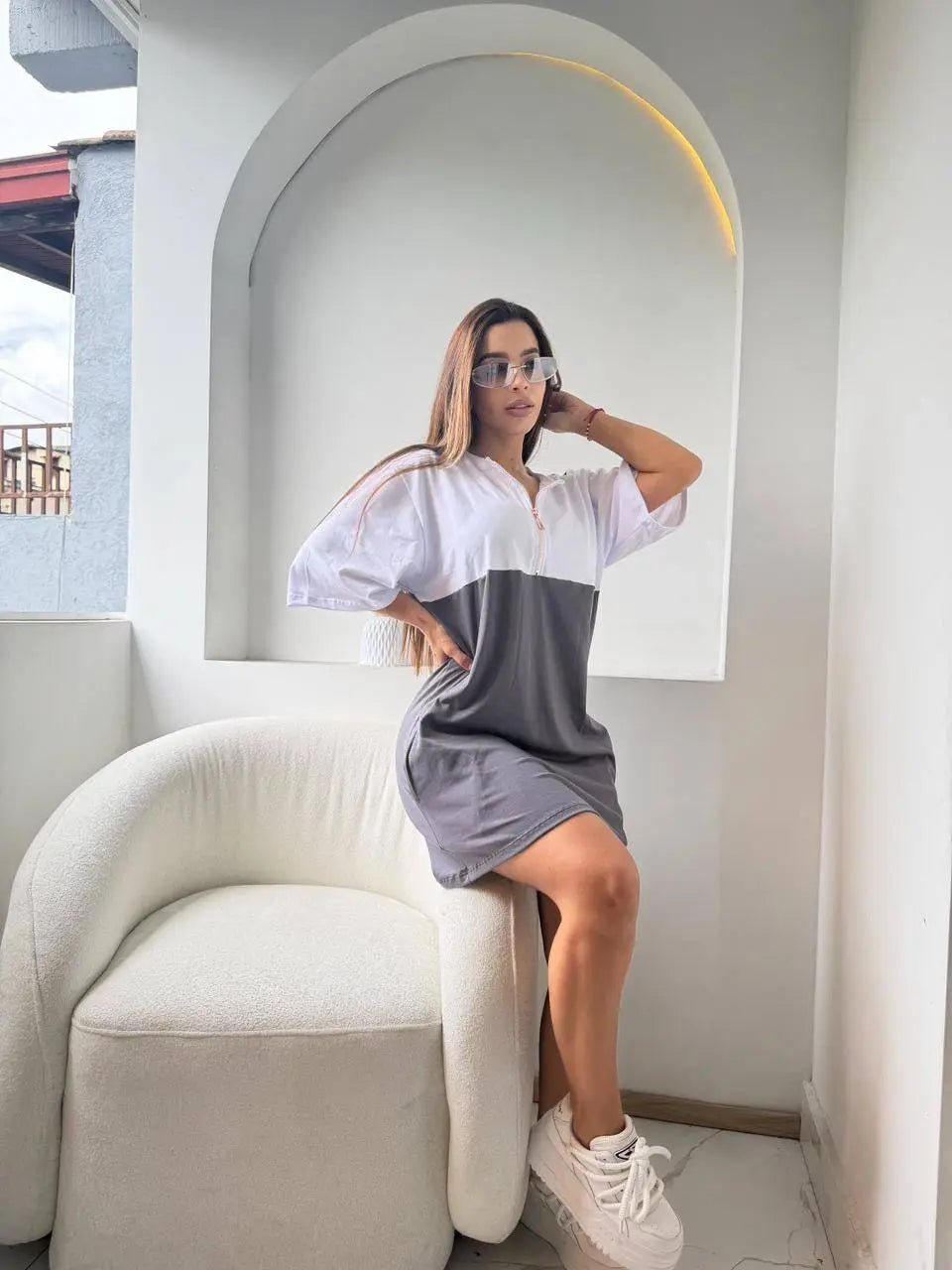 Nuevo Vestido Blusón Cierre - Envío Gratis - Silene