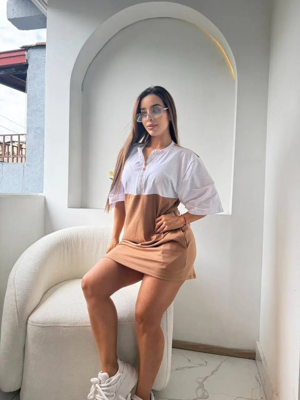 Nuevo Vestido Blusón Cierre - Envío gratis - Silene