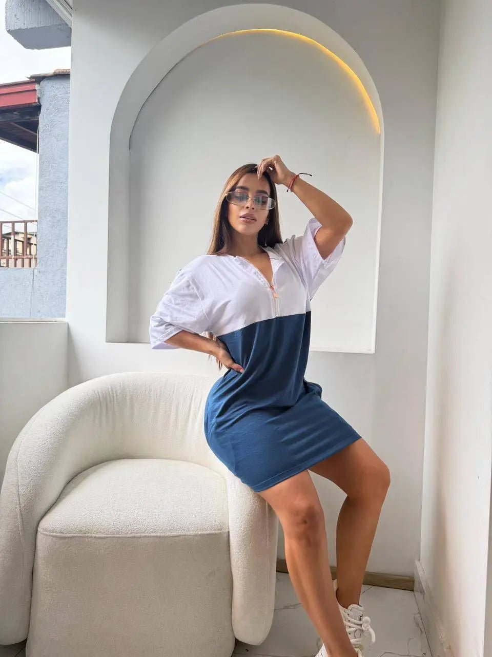 Nuevo Vestido Blusón Cierre - Envío gratis - Silene