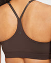 Staple Sports Bra - Coffee Brown - Silene