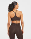 Staple Sports Bra - Coffee Brown - Silene