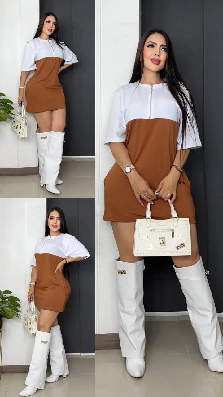 Vestido Blusón Cierre - Envío Gratis - Silene