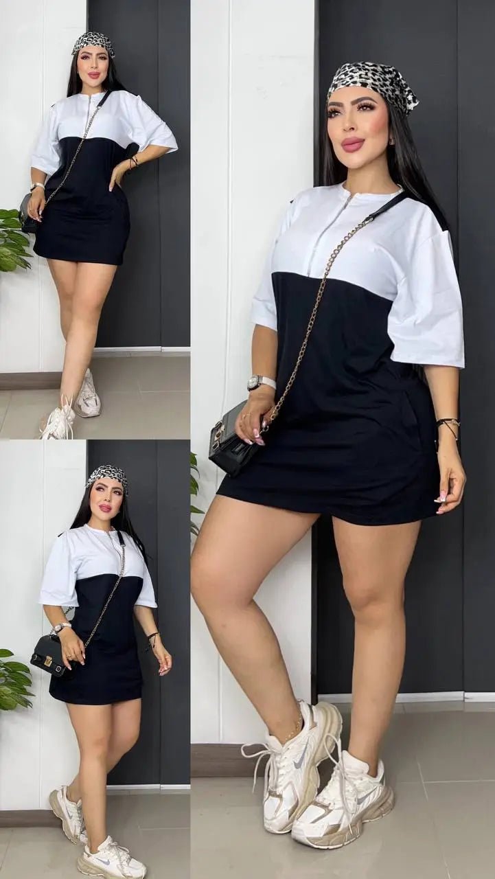 Vestido Blusón Cierre - Envío Gratis - Silene