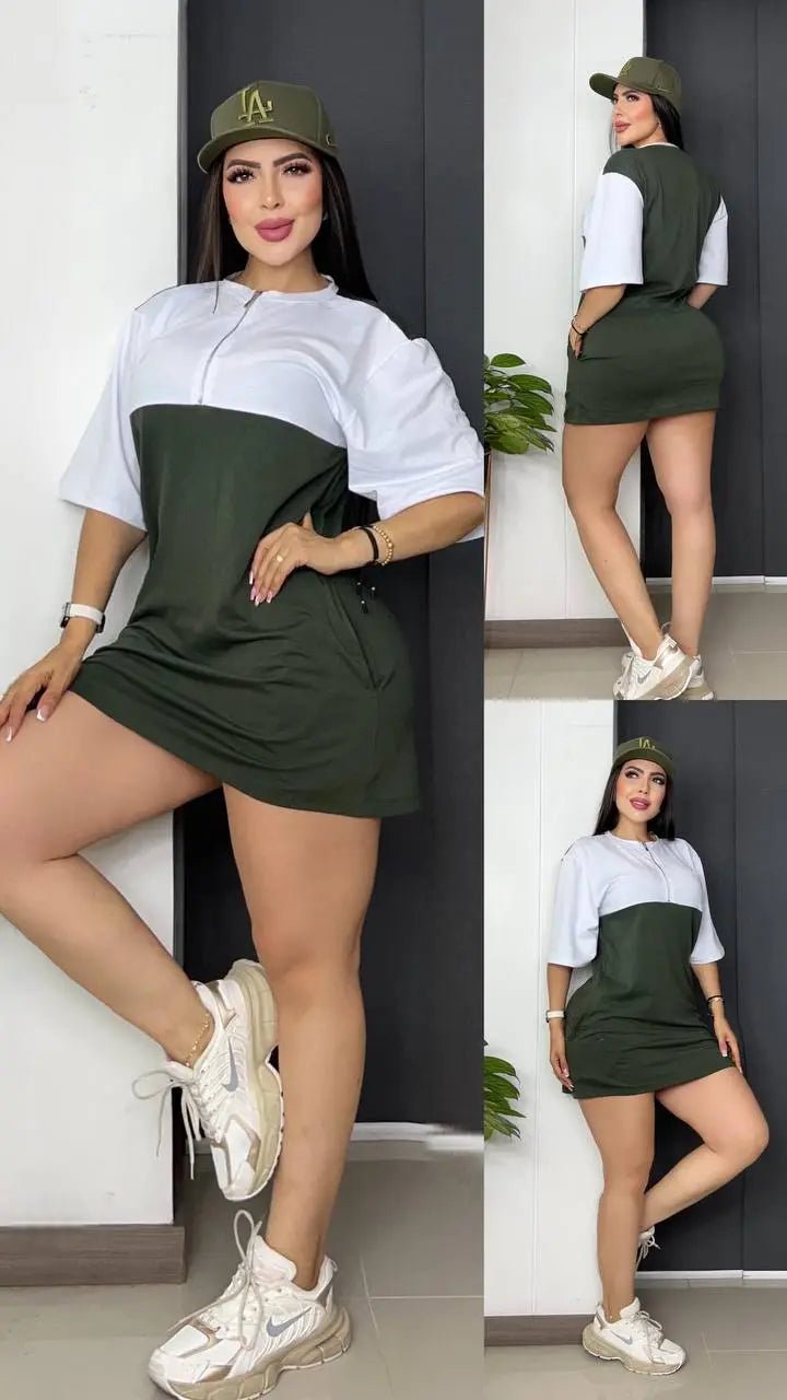 Vestido Blusón Cierre - Envío Gratis - Silene